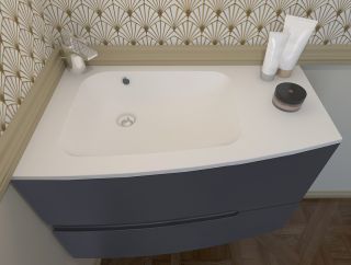 Раковина Jacob Delafon Nona 80 L EB1880RU-00 Раковина Jacob Delafon Nona 80 L EB1880RU-00