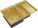 Мойка кухонная Zorg Inox PVD SZR 5178-2-L BRONZE