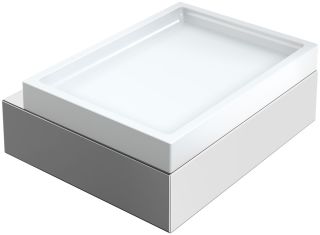 Мыльница Boheme Qubic 10723-CR хром
