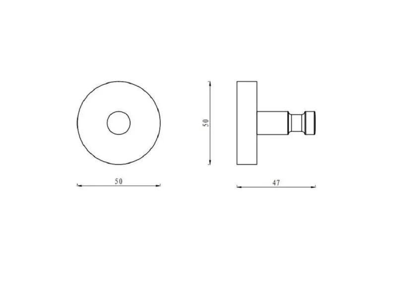 Крючок Aquanet Flash 210779 хром