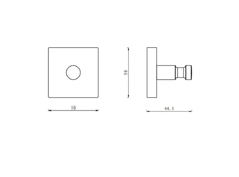 Крючок Aquanet Flash 210754 хром