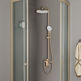 Душевая стойка D&K Bayern.Mnchen DA1563707B18 матовое золото Душевая стойка D&K Bayern.Mnchen DA1563707B18 матовое золото