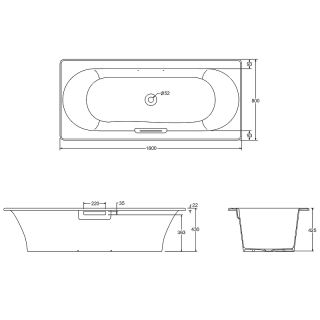 Чугунная ванна Jacob Delafon Volute E6D900-0 180x80
