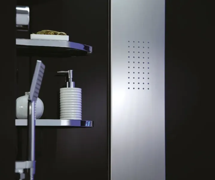 Душевая кабина Orans SR-89106S 89106B0LH 130 см профиль чёрный стекло прозрачное