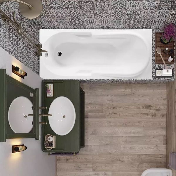 Акриловая ванна VagnerPlast Corvet VPBA178COR2X-04 170x70см белый