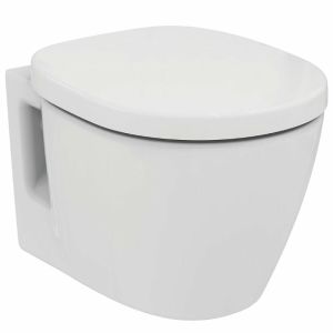 Инсталляция с подвесным унитазом Ideal Standard W220101 с сиденьем Микролифт без клавиши смыва