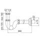 Сифон для раковины AV00105/2CR Сифон для раковины AV00105/2CR