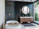 Смеситель Hansgrohe Ecostat S 15714140 для душа с термостатом бронза