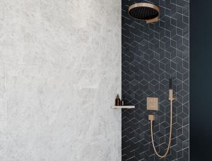 Смеситель Hansgrohe Ecostat S 15714140 для душа с термостатом бронза