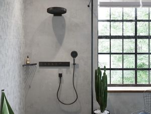 Шланговое подключение Hansgrohe FixFit Square 26455340 черный хром
