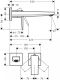 Смеситель для раковины Hansgrohe Metropol 32526340