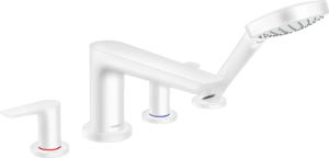 Смеситель Hansgrohe Talis E 71748700 на борт ванны белый матовый