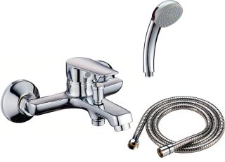 Смеситель для ванны/душа Orange Loop M26-100cr с душевым набором Смеситель для ванны/душа Orange Loop M26-100cr с душевым набором