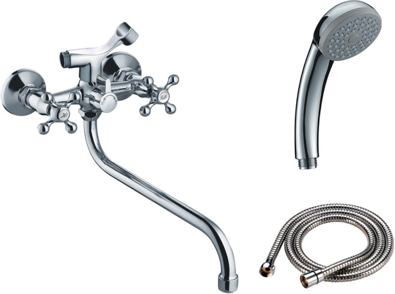 Смеситель для ванны/душа Orange Classic Pro M72-222cr с душевым набором
