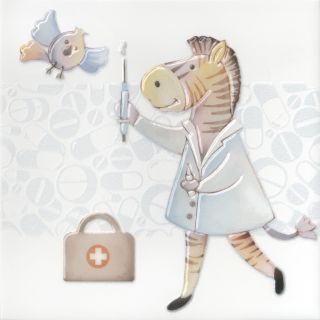 Плитка Kerama Marazzi VT\A504\5009 Декор Айболит 4 20x20x0,69