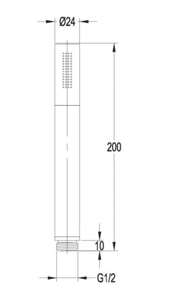 Душевая лейка Omnires Microphone золото MICROPHONE-RGL Душевая лейка Omnires Microphone золото MICROPHONE-RGL