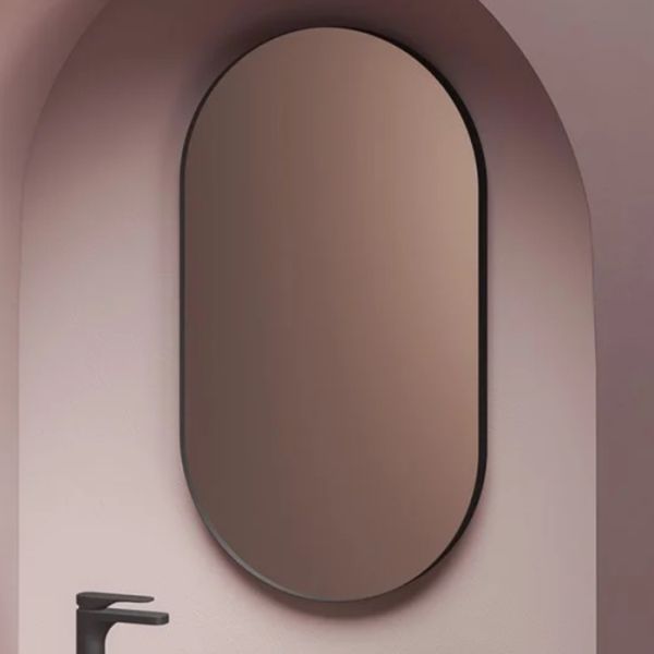 Зеркало Artceram ARCO ACS017 17 в металлической раме черное