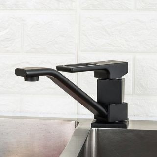 Смеситель для кухни Gappo G4517-6 чёрный Смеситель для кухни Gappo G4517-6 чёрный