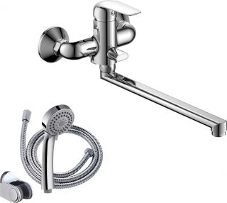 Смеситель для ванны/душа Orange Sofi M43-100cr с душевым набором Смеситель для ванны/душа Orange Sofi M43-100cr с душевым набором