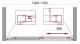 Душевая дверь, хром BelBagno UNIQUE-BF-1-120/135-C-Cr