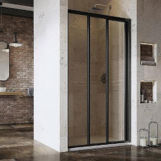 Душевая дверь Ravak Supernova ASDP3-100 00VA03R2Z1 100 см профиль чёрный стекло Transparent