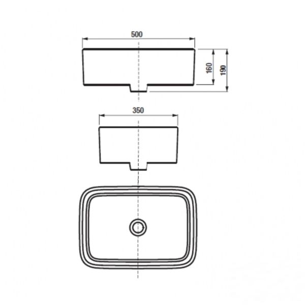 Раковина Roca Mila 32700B000 35 x 50 см