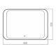 Зеркало Silver Mirrors Indigo Neo-2 80см белый LED-00002408