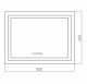 Зеркало Silver Mirrors Livia Neo-3 80см белый LED-00002404