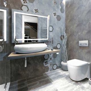Зеркало Silver Mirrors Livia Neo-3 80см белый LED-00002404 Зеркало Silver Mirrors Livia Neo-3 80см белый LED-00002404