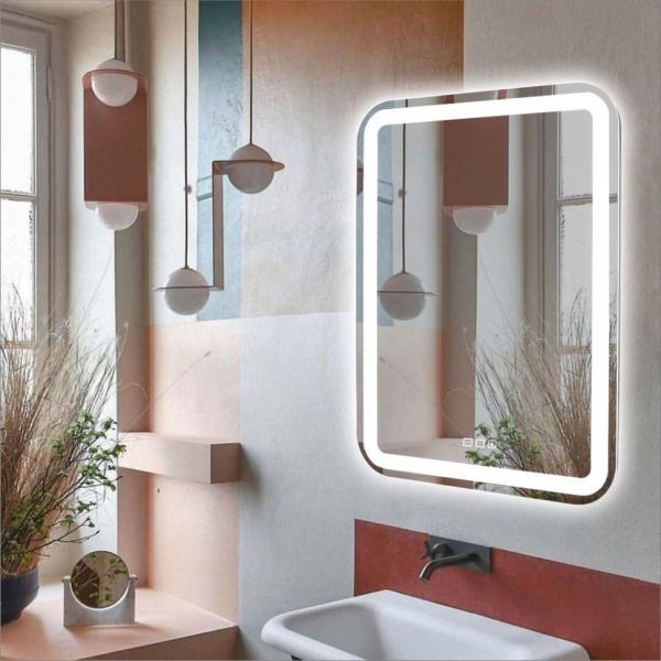 Зеркало Silver Mirrors Malta Neo-8 55см белыйLED-00002415
