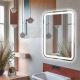Зеркало Silver Mirrors Malta Neo-8 55см белыйLED-00002415