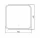 Зеркало Silver Mirrors Stiv Neo 70см белый LED-00002396