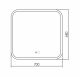 Зеркало Silver Mirrors Stiv Neo-2 70см белый LED-00002423
