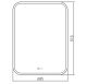 Зеркало Silver Mirrors Stiv Neo-2 68см белый LED-00002421