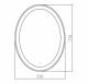 Зеркало Silver Mirrors Italiya Neo 64см белый LED-00002410
