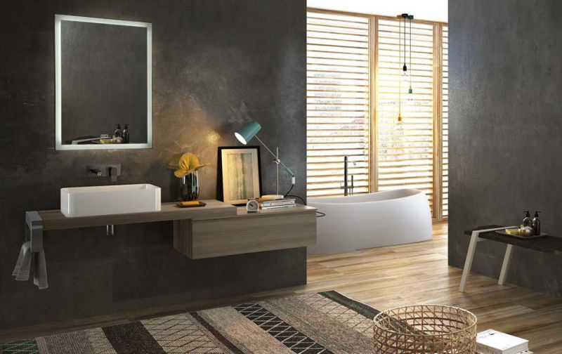 Зеркало Silver Mirrors Гуверт-2 60см белый LED-00002258