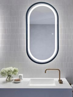Зеркало Silver Mirrors Виола 50см чёрный LED-00002430 Зеркало Silver Mirrors Виола 50см чёрный LED-00002430