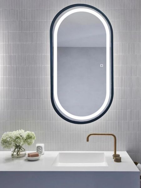 Зеркало Silver Mirrors Виола 50см чёрный LED-00002430