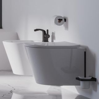 Держатель для туалетной бумаги Omnires Darling чёрный DA70510BL Держатель для туалетной бумаги Omnires Darling чёрный DA70510BL