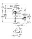 Смеситель для биде Grohe Euroeco 23263000 хром