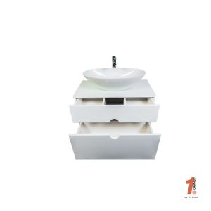 Тумба с раковиной Orange Moon Mo-75TU+RA белый