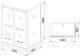 Душевой уголок Royal Bath 140x80см левый хром RB-L-2011-1400-8L