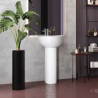 Пьедестал Sanita Luxe Бест PD.FS/Best/N/WHT.G/S1 белый