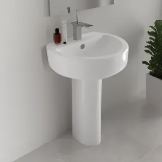Пьедестал Sanita Luxe Бест PD.FS/Best/N/WHT.G/S1 белый