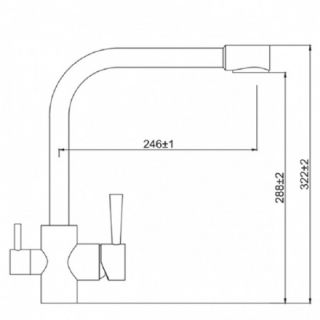 Смеситель для кухни Kaiser Merkur 26044-2 Смеситель для кухни Kaiser Merkur 26044-2