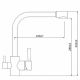 Смеситель для кухни Kaiser Merkur 26044-4 Смеситель для кухни Kaiser Merkur 26044-4