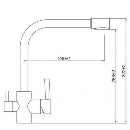 Смеситель для кухни Kaiser Merkur 26044-8