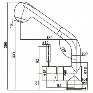 Смеситель для кухни Kaiser Merkur 26066 Смеситель для кухни Kaiser Merkur 26066