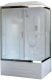 Душевая кабина Royal Bath BP левая стекло матовое 100x80см RB8100BP1-M-CH-L