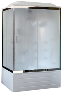 Душевая кабина Royal Bath BP правая стекло матовое 100x80см RB8100BP2-M-CH-R